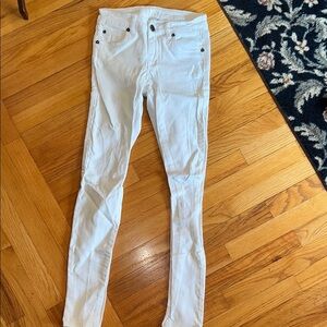 Kut from the Kloth MIA Toothpick White Skinny Jeans
